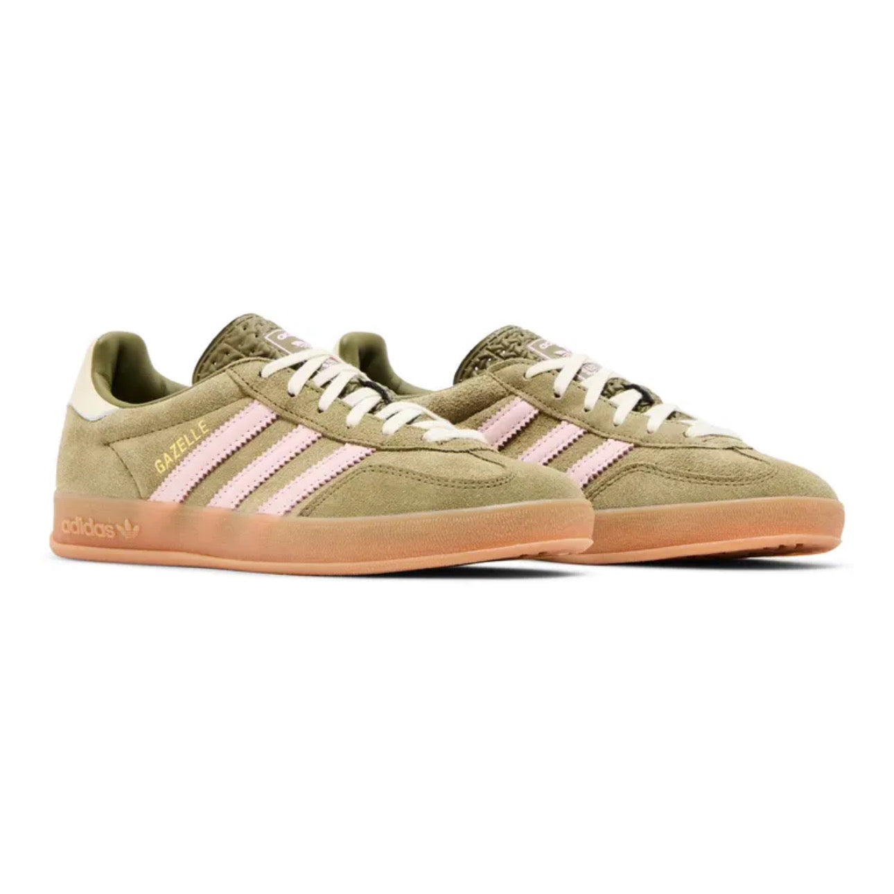 adidas Gazelle Indoor 'Focus Olive / Clear Pink'