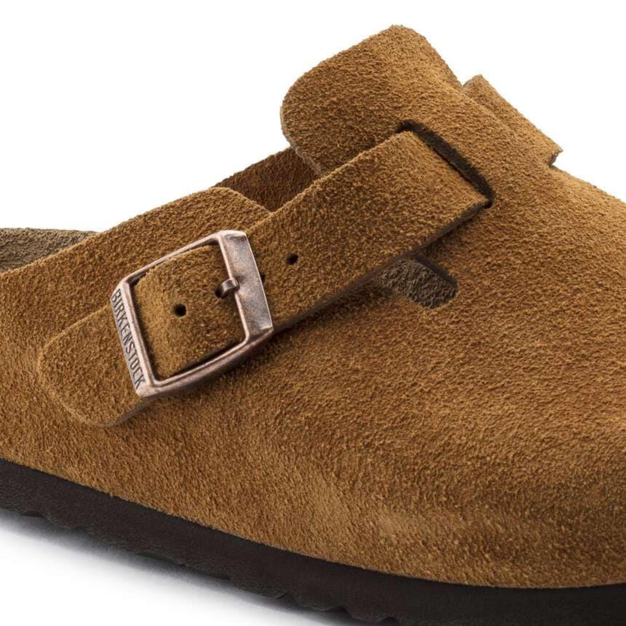 Birkenstock Boston Soft Footbed Suede 'Mink'