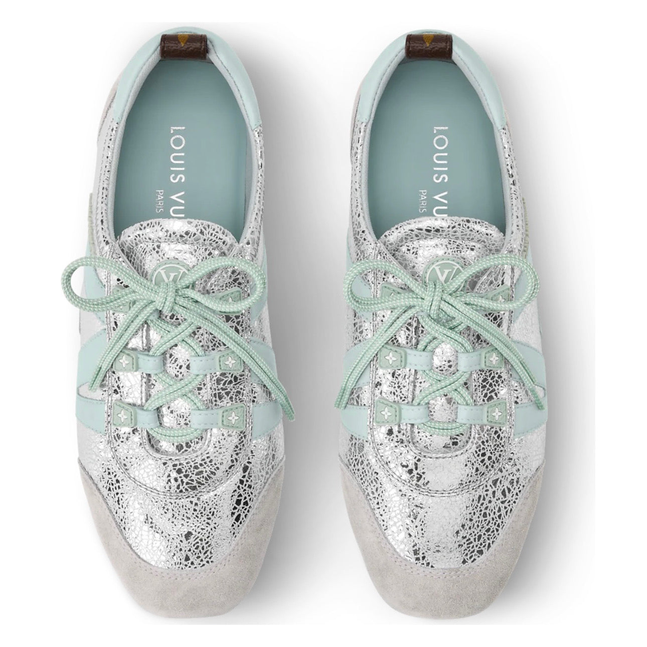 Louis Vuitton LV Sneakerina Leather Patterned 'Blue'