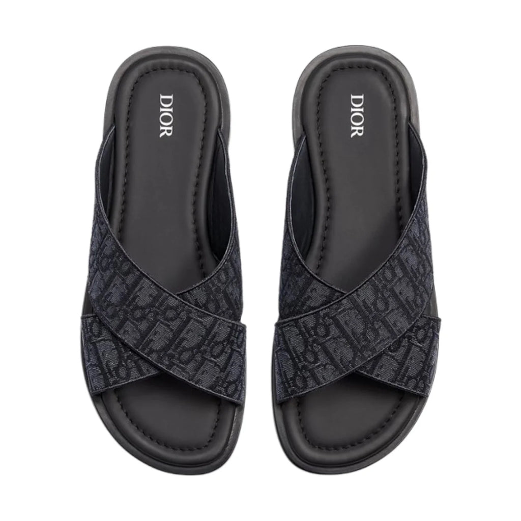 Dior Alias Slide 'Black Oblique Jacquard'