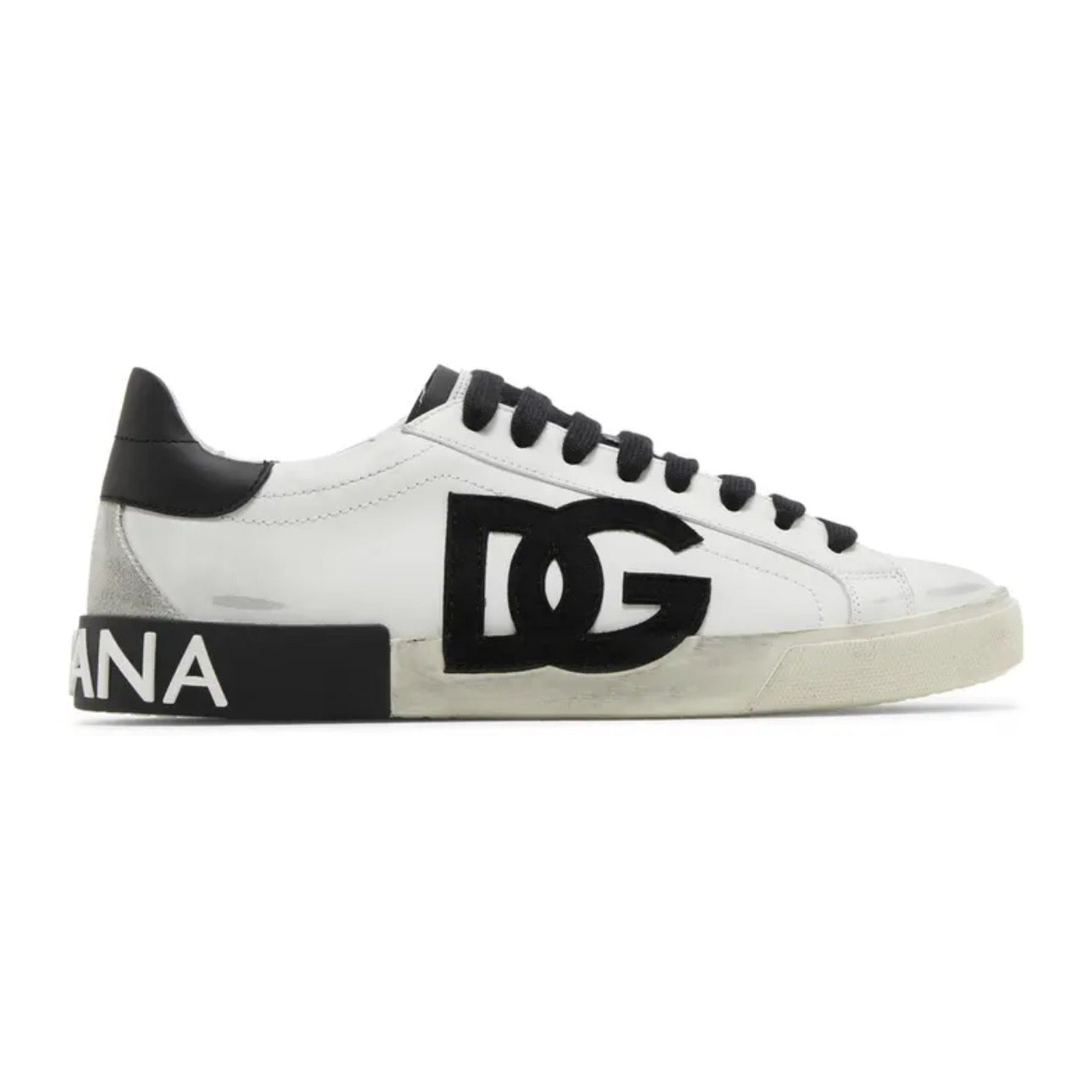 Dolce & Gabbana Portofino Vintage 'DG Logo Print / White / Black'