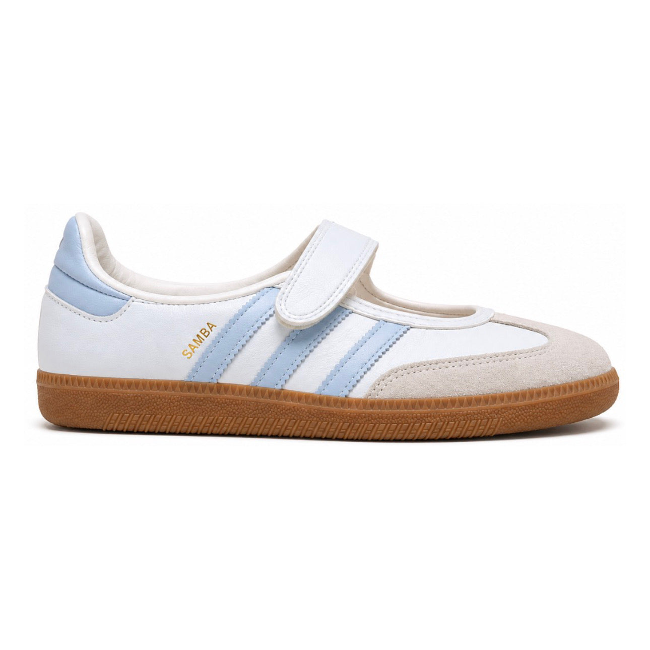 adidas Samba Jane 'Cloud White / Halo Blue / Gum'