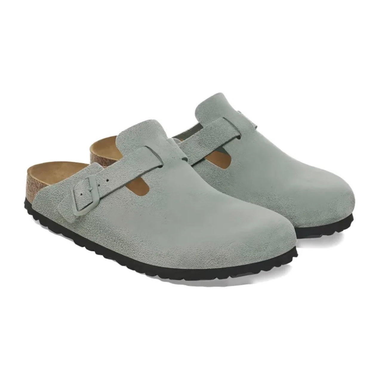 Birkenstock Boston Suede 'Pure Sage'